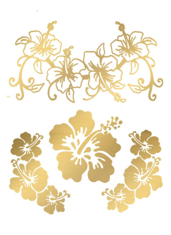 Tatouage éphémère - Effet or  - TAGold 2